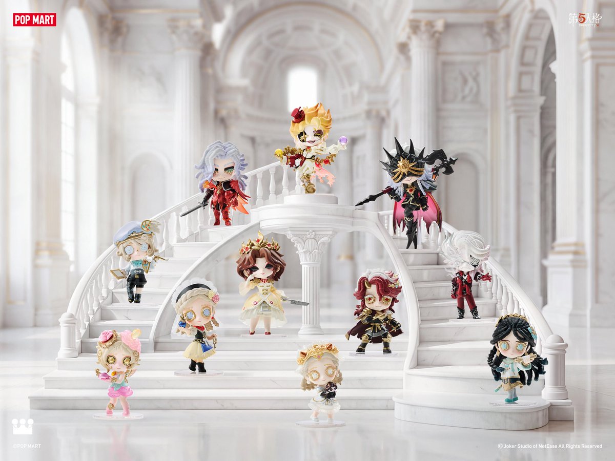 mori_identity's tweet photo. 【第五人格×POPMART】

・通常：少女、骨董商、機械技師、調香師、傭兵、作曲家、隠者、画家、血の女王、夜の番人
・シークレット：フラバルー https://t.co/ATdXkZ6uMw