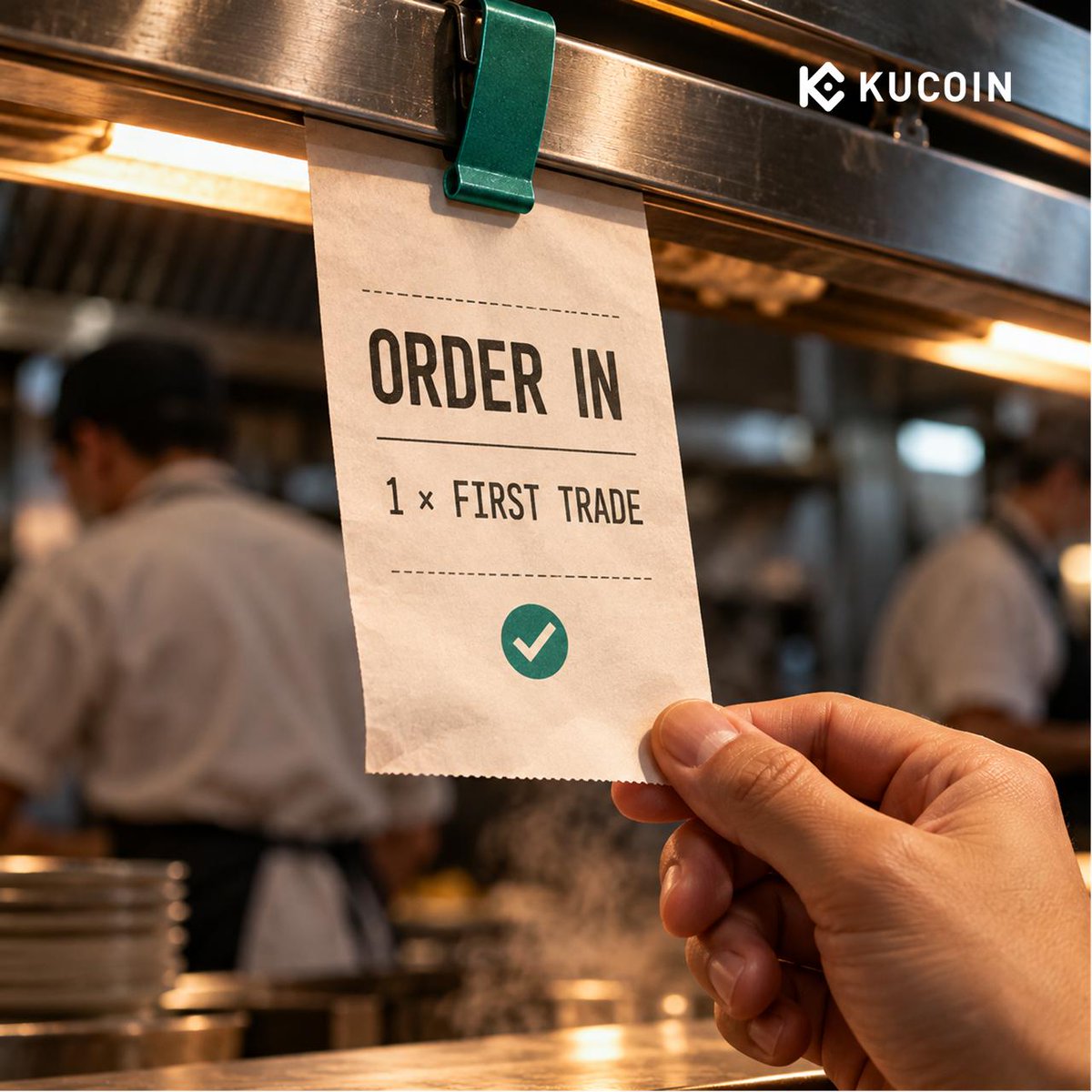 kucoincom's tweet photo. Every trader has a first order.
Complete the Food Day campaign activities and place yours this week. 5,000 USDT on the table, win up to 100 USDT each.
Get your order in: https://t.co/qc9st1OT0D
#FoodForYourThought #KuFood #KuCoin https://t.co/892YuxwJcR