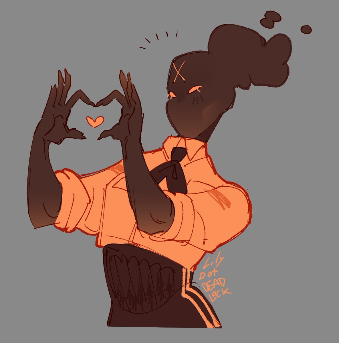 DarkOrangeHaze's tweet photo. Sometimes she lets that more motherly side slip out. 

She can't help but want to see some of these pure hearts be safe. https://t.co/RyvmWYjzti
