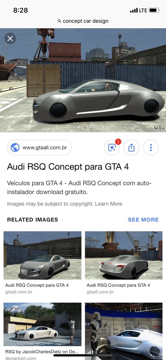 yzyjohnny's tweet photo. Throwback to Ye tweeting an Audi RSQ concept modded into GTA 4 https://t.co/nbOh4CsB6Q