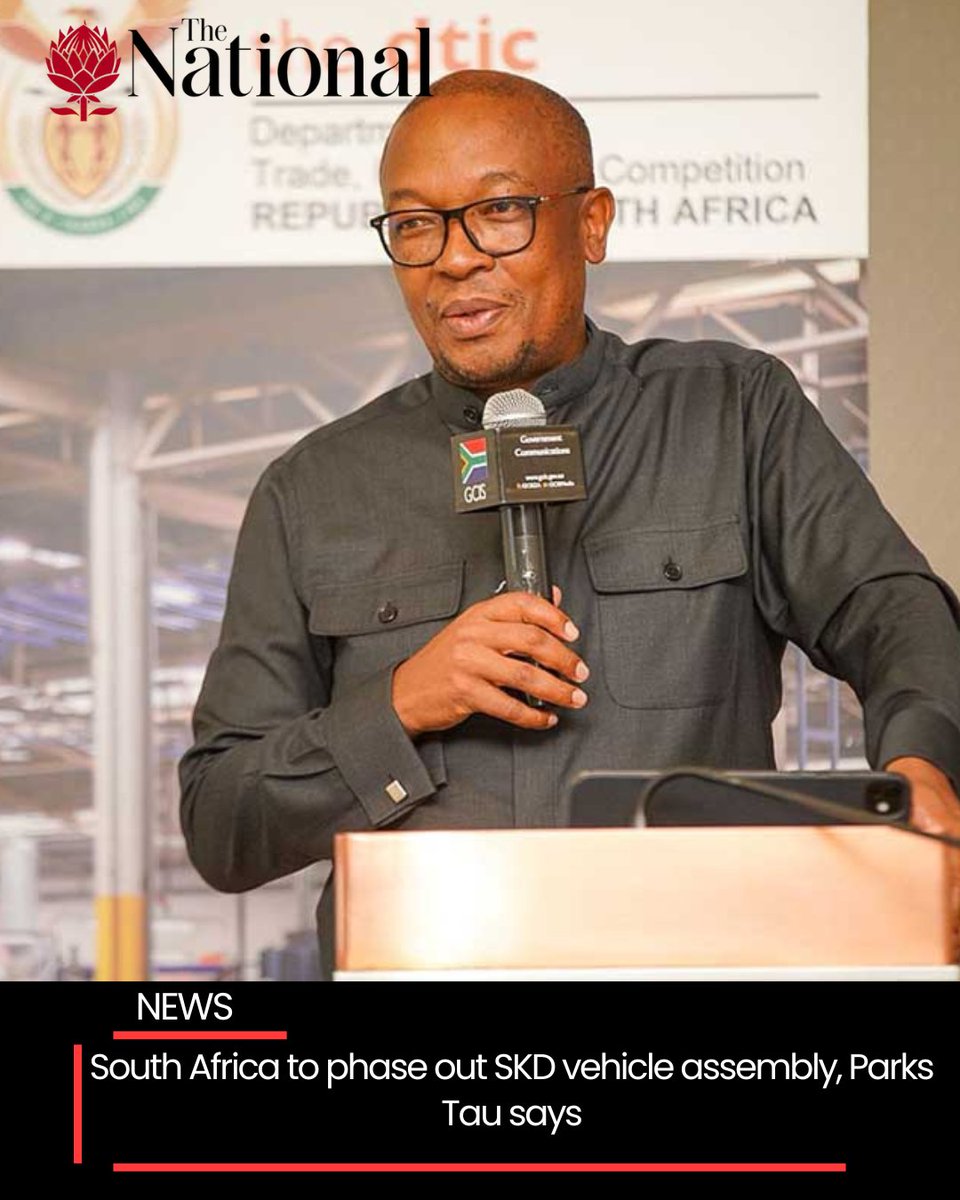 TheNationalZA's tweet photo. South Africa plans to phase out semi-knocked-down vehicle assembly and end support for new facilities to boost local manufacturing. Economists warn that high costs and infrastructure constraints remain challenges.
Read more: https://t.co/EcGrvygUbC
#TheNationalSA https://t.co/PzfwGoKcLy