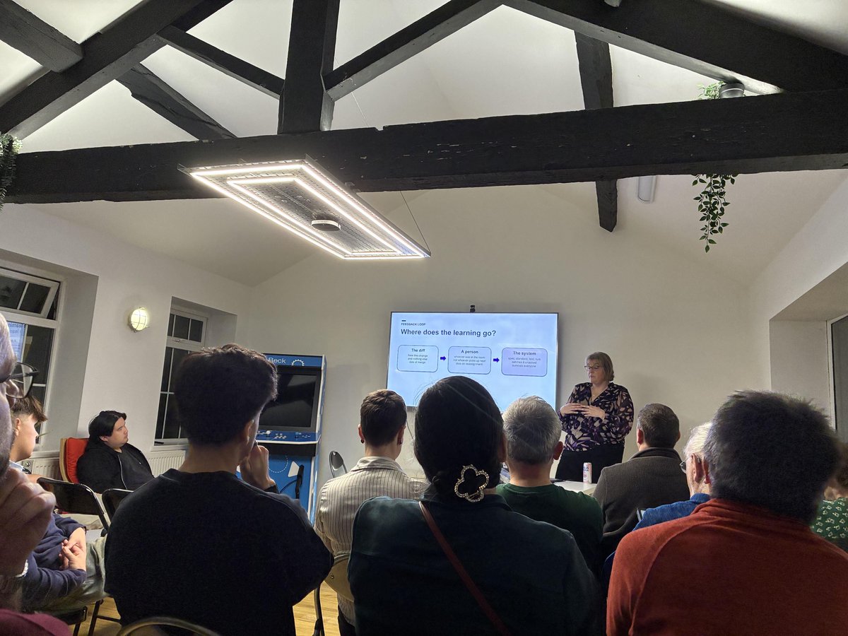 MaccTech's tweet photo. Thank you to all who attended our 10th Anniversary Macclesfield Tech Meetup this week.

We had two brilliant talks from Kirsten Osborn and Rachel Breeze, and a big turnout.

Follow Us at https://t.co/VrOshwRbSZ to receive invites to our next events.

#Macclesfield #TechEvents https://t.co/aeUAI31cyK