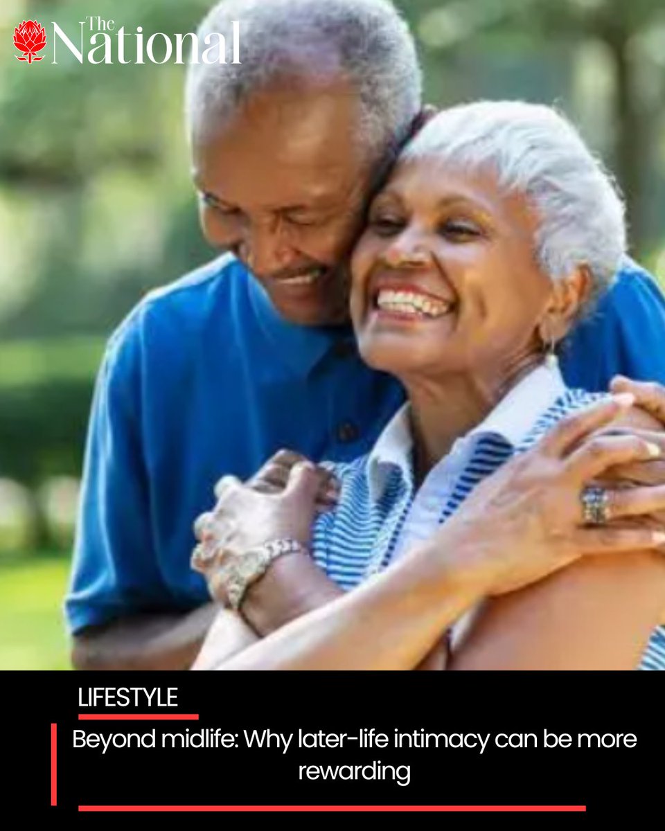 TheNationalZA's tweet photo. Physical and emotional changes during midlife can affect intimacy. Drawing on Harvard Medical School guidance, experts share ways couples can adapt through communication, comfort and mutual understanding.
Read more: https://t.co/fGACu2NczM
#TheNationalSA https://t.co/Ojcz3Ys9KU
