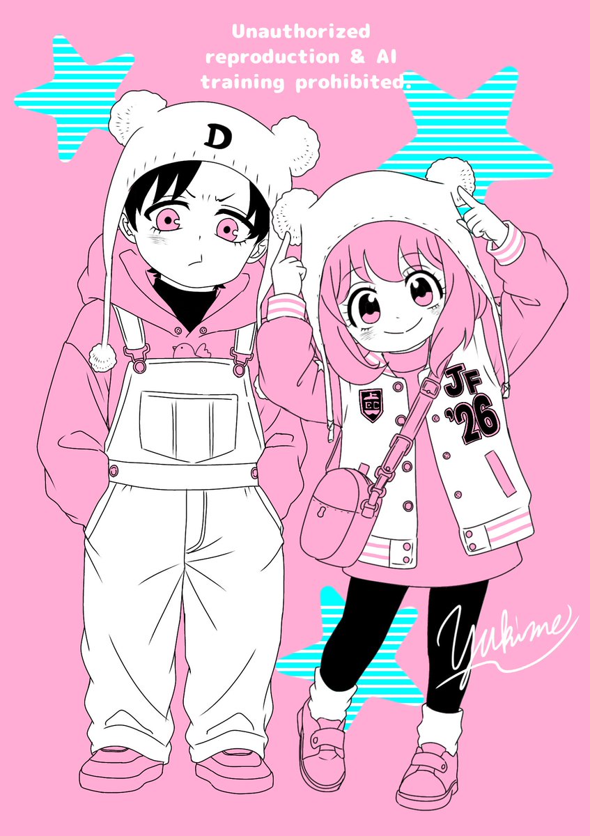 yukime_02X's tweet photo. 「おそろい！！」 https://t.co/T1N4mVQd3B