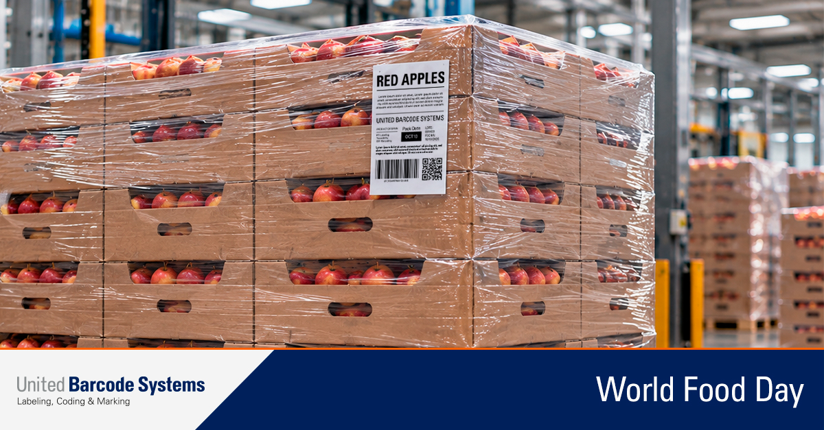 UBS_Code's tweet photo. 🍎Today, take a closer look at a food item.
📅A date
📦A lot number
🔲A code
📍An origin

Small details that make identification and traceability possible.

🌍On World Food Day, we celebrate an entire industry where every detail counts.

#ubscode https://t.co/Gl0KvDqDsm