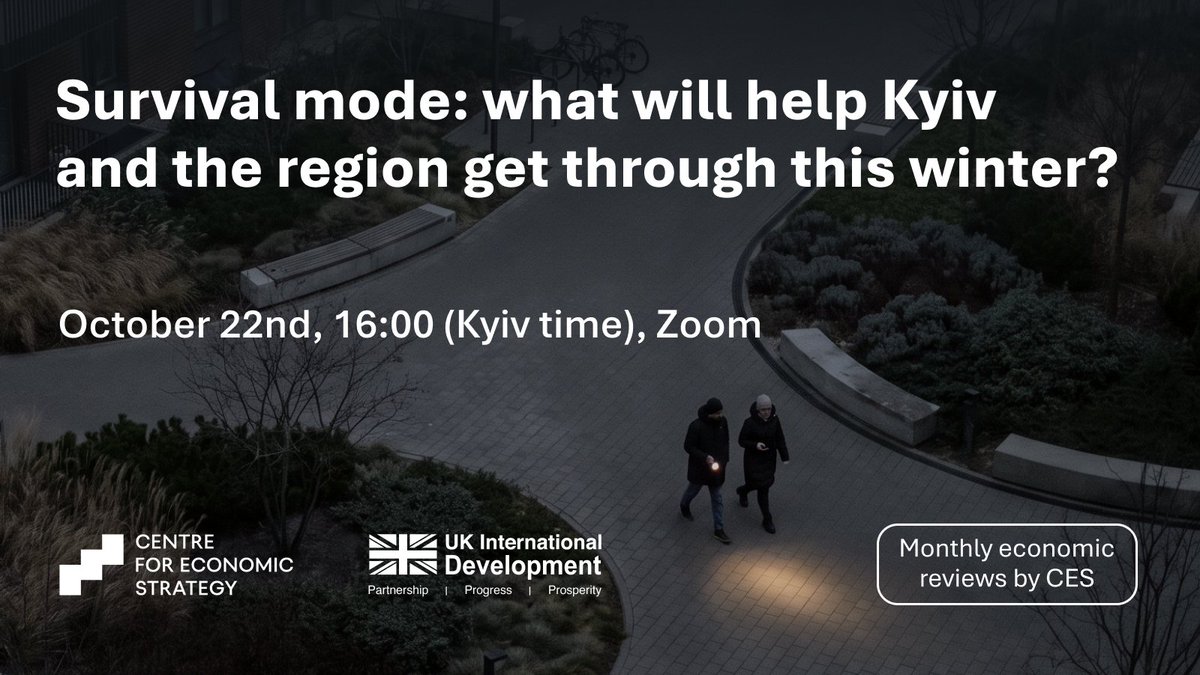 ces_ukraine's tweet photo. What measures could make Kyiv and the region more resilient? Can other cities share their experience of living in “survival mode”? 

We will discuss these questions on 22 October at 16:00 (Kyiv time) on Zoom.

Register: https://t.co/oosKdL9WII https://t.co/gl3rOWJ0t2