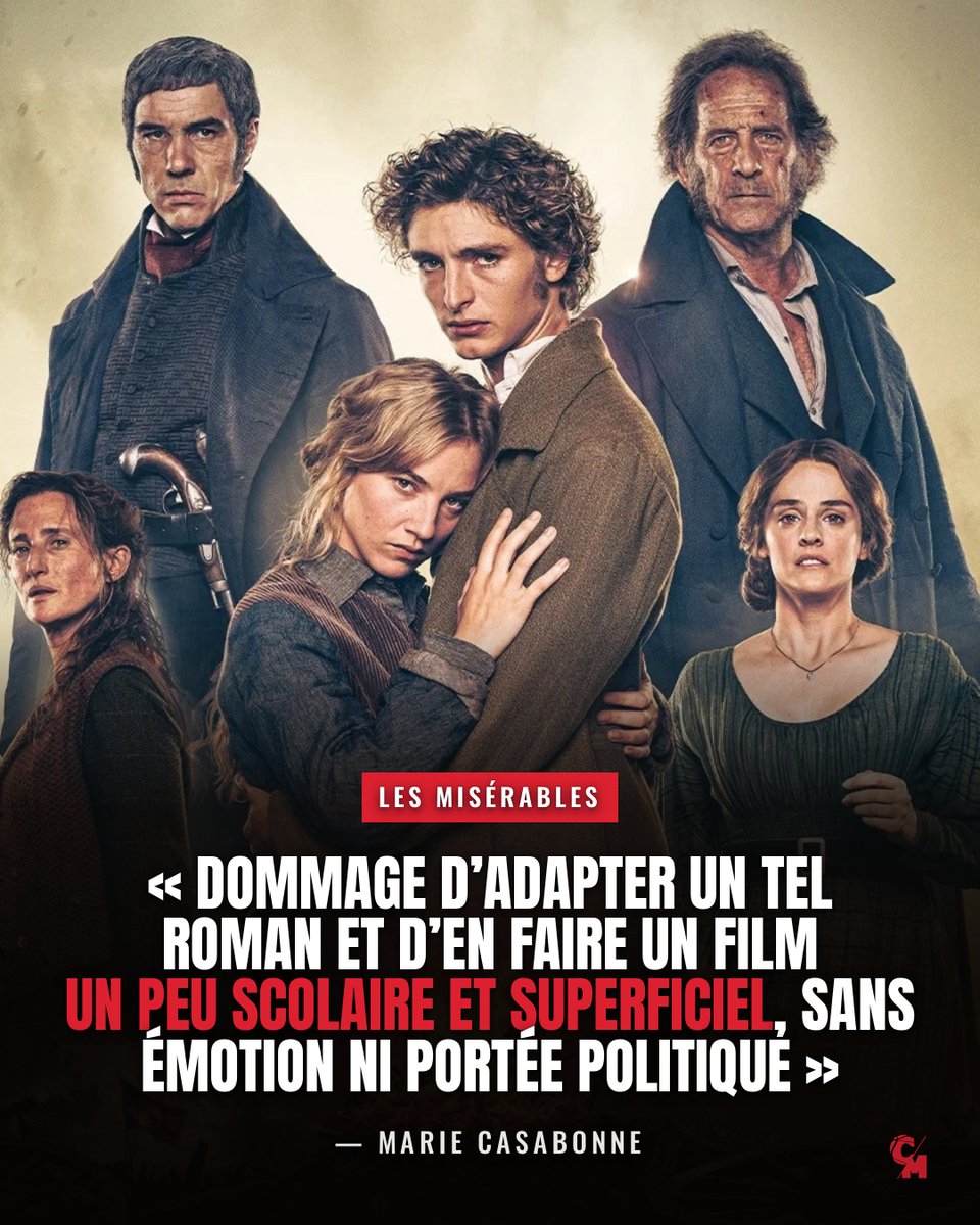 CaptureleMag's tweet photo. À LA PREMIÈRE PERSONNE : cette semaine, @MarieQuasi et @smoissakis ont vu LES MISÉRABLES, la grande fresque de Victor Hugo, adaptée par Fred Cavayé.

À LIRE ICI  : https://t.co/kpblnlZLUk https://t.co/o3kUUDBNpS