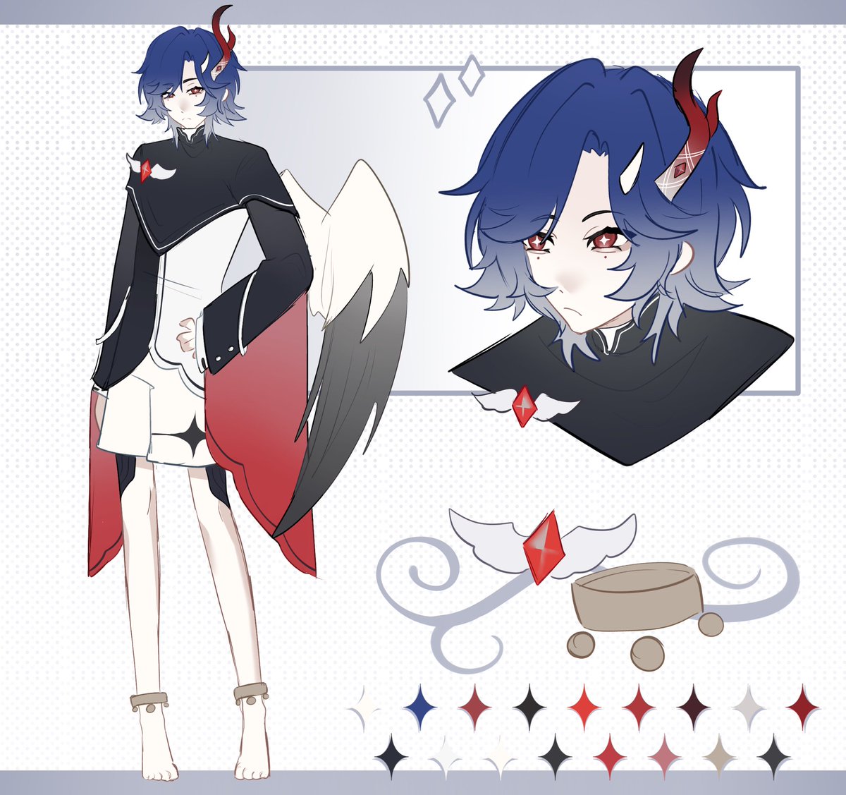 MiroLucent's tweet photo. @atttziee @avroringgg its so lovely!! I'd love to share my mascot design but it's still on the way https://t.co/GTk2wp2znq