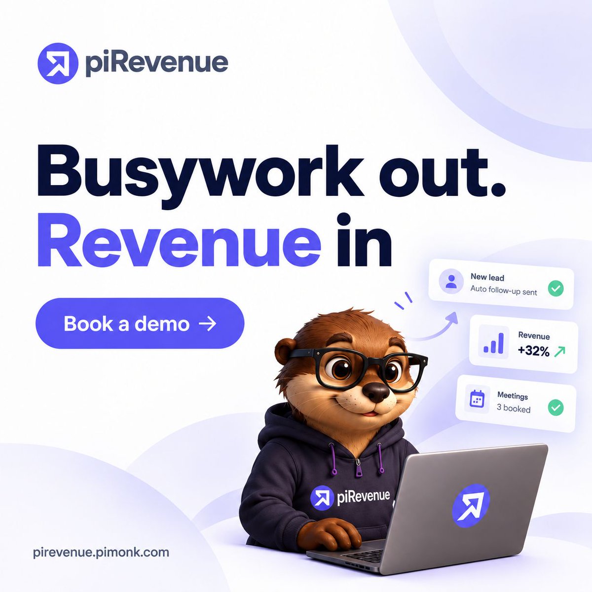 piRevenueX's tweet photo. Busywork does not close deals. 

👉 Book a demo and see how piRevenue can help your team move faster: https://t.co/L8sO4hJhZy 

#sbhawks #DIESELxJENO #FourthConcertD1 #AytaçDikmenPBLKögren https://t.co/jnmOoByQDF