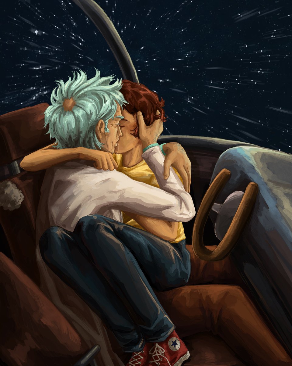 viscompulsivaa's tweet photo. #rickorty kissing grandpa in the space ship https://t.co/13jLpPEpvh
