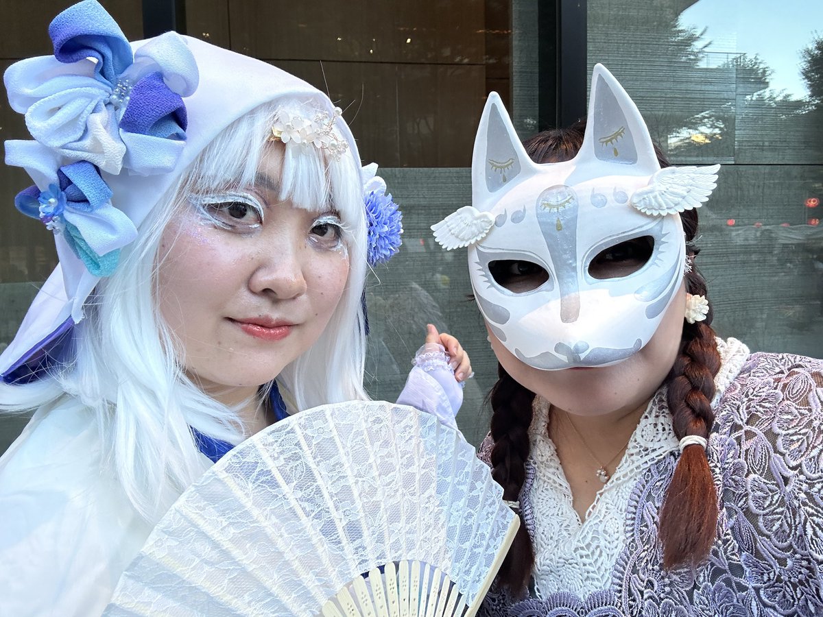 blue_ayakashi's tweet photo. 素敵な素敵な皆さまとお写真✨️
お話できてとても楽しかったです☺️

ゆら様(@ShimachanLA )
桜木杏樹様(@skrg_07 )
ツキヨミ様(@Kiuritsukiyomi )
洋梨様(@Younasihimaw )

#立川妖怪盆踊り https://t.co/QOifz65LJD