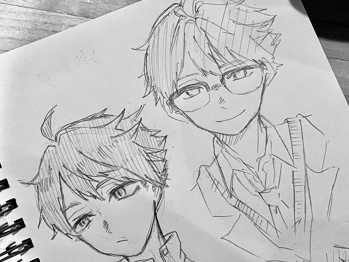 0p9ox's tweet photo. 最近のrkgk
最近全然思った通りに描けない（ ;  ; ）
#イラスト
#drawing
#絵柄が好みって人にフォローされたい
#ハイキュー #サカモトデイズㅤㅤ https://t.co/jojUw8cwHl