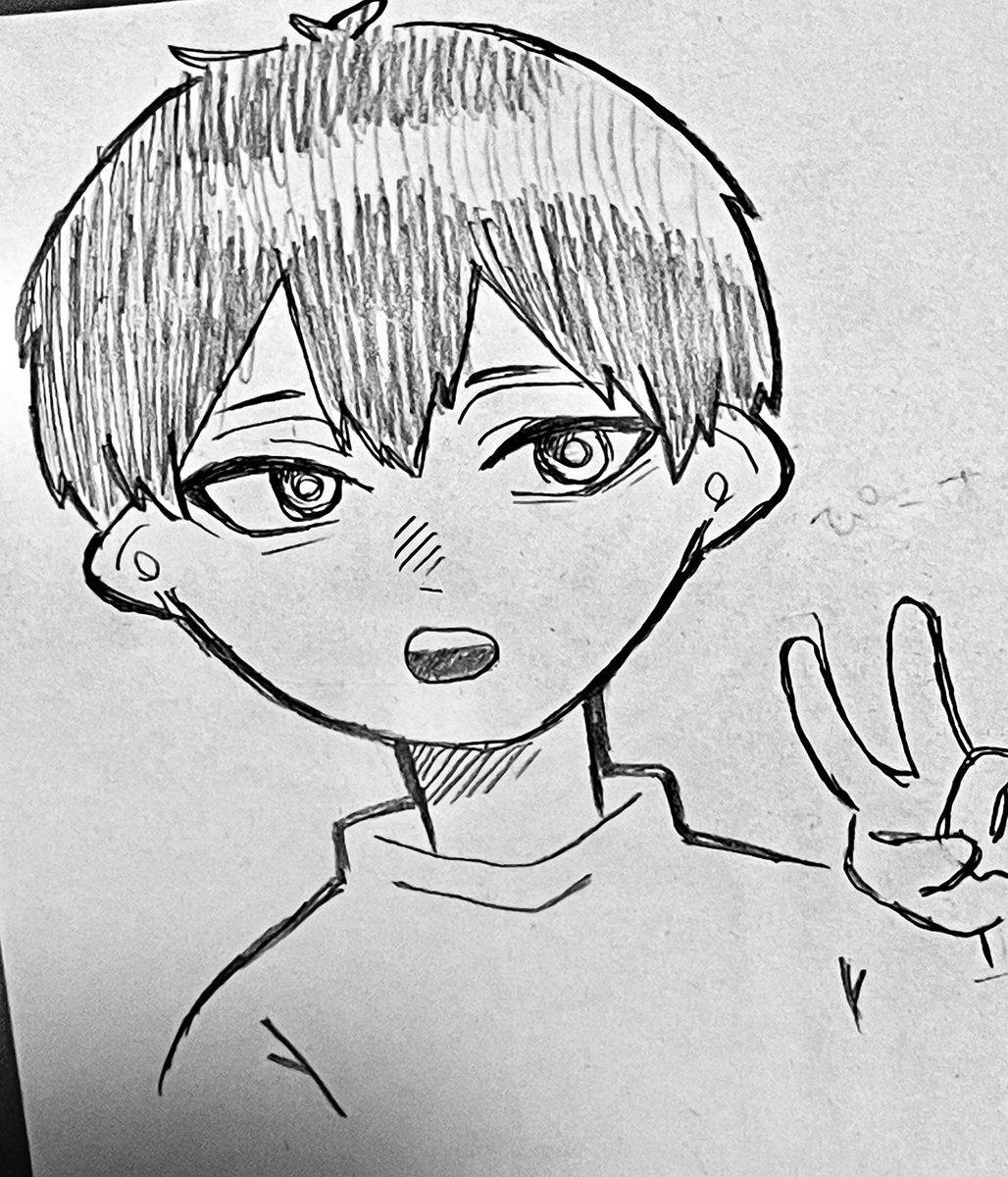 0p9ox's tweet photo. 最近のrkgk
最近全然思った通りに描けない（ ;  ; ）
#イラスト
#drawing
#絵柄が好みって人にフォローされたい
#ハイキュー #サカモトデイズㅤㅤ https://t.co/jojUw8cwHl