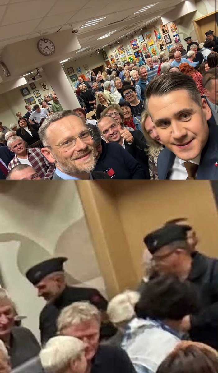 NigdyWiecejPiS's tweet photo. Jaszczur z Ludwiczkiem na spotkaniu z Boguckim.

Te wybory będą o wszystko. Albo Polska Tuska w UE i NATO, albo Polska putinowców Batyra oddana Rosji. https://t.co/X6kh4l8iMM
