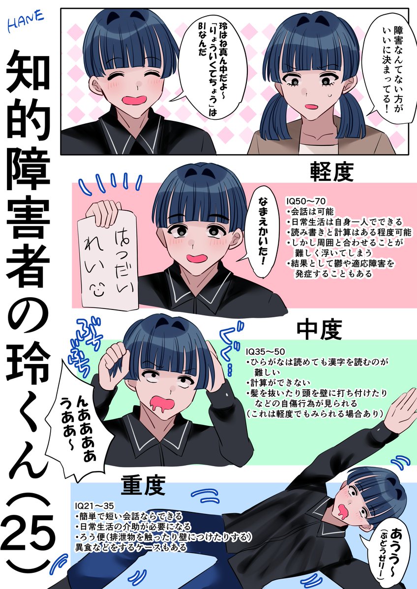 kasino_kimi's tweet photo. 【ちょっぴり頭の弱い玲くん（25）】

お好みの障害を選んでね

#OC　#創作 https://t.co/AHUCj3xA2X