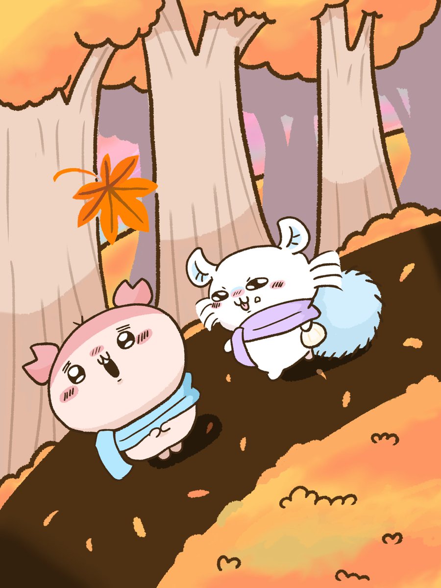 eggrang5's tweet photo. 가을 🍂 
카니랑 모몽가 https://t.co/8GzbxlXOYo