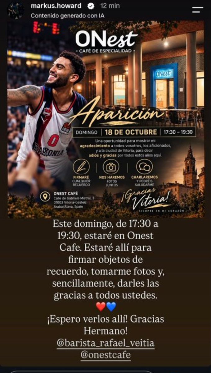 bknpapi's tweet photo. Que Howard tenga que organizar una despedida por su cuenta porque a la dinojunta no le ha apetecido facilitar una en el Buesa... PATETICO @Baskonia https://t.co/vBdPVy0ZOO