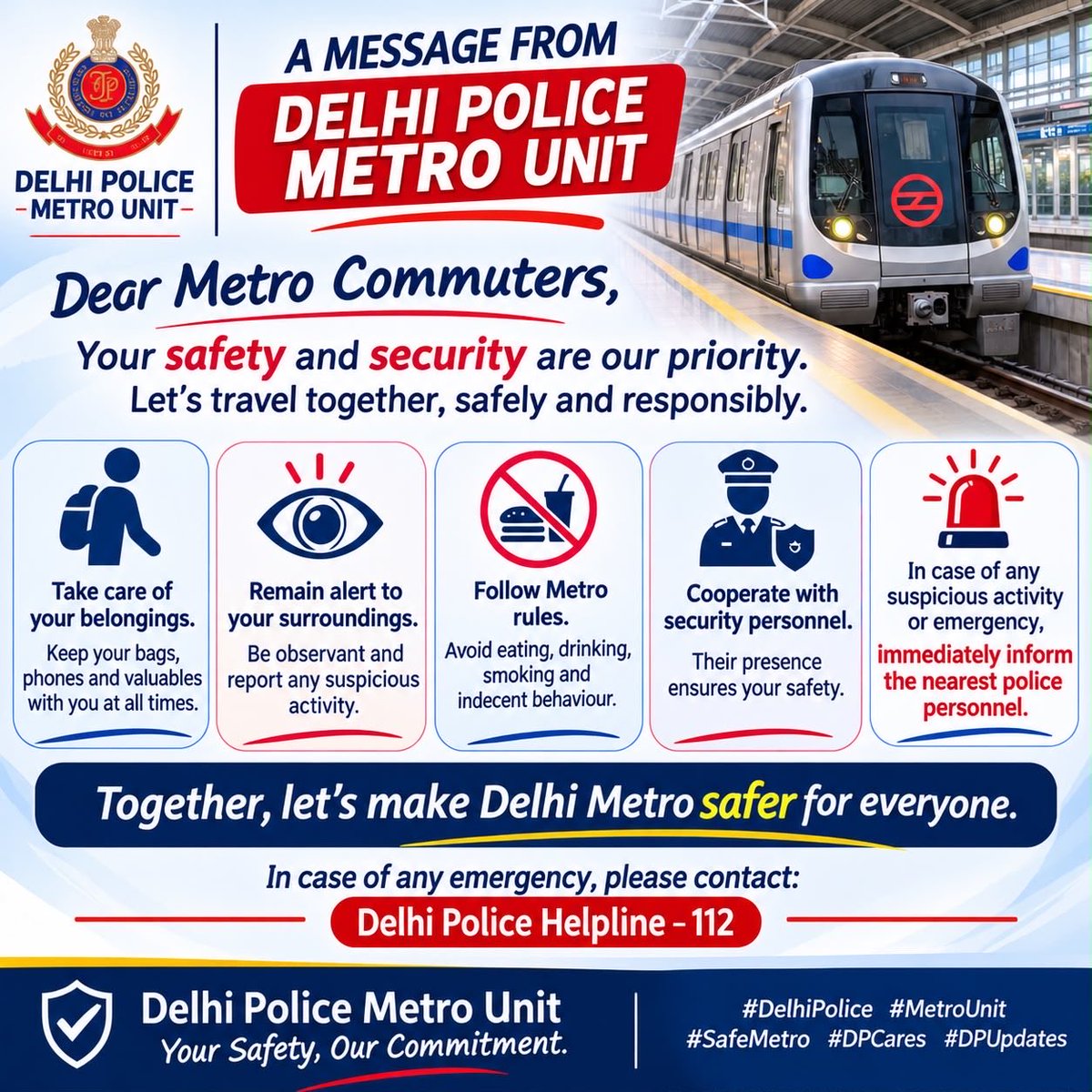 DCP_DelhiMetro's tweet photo. https://t.co/b32vKkxshi