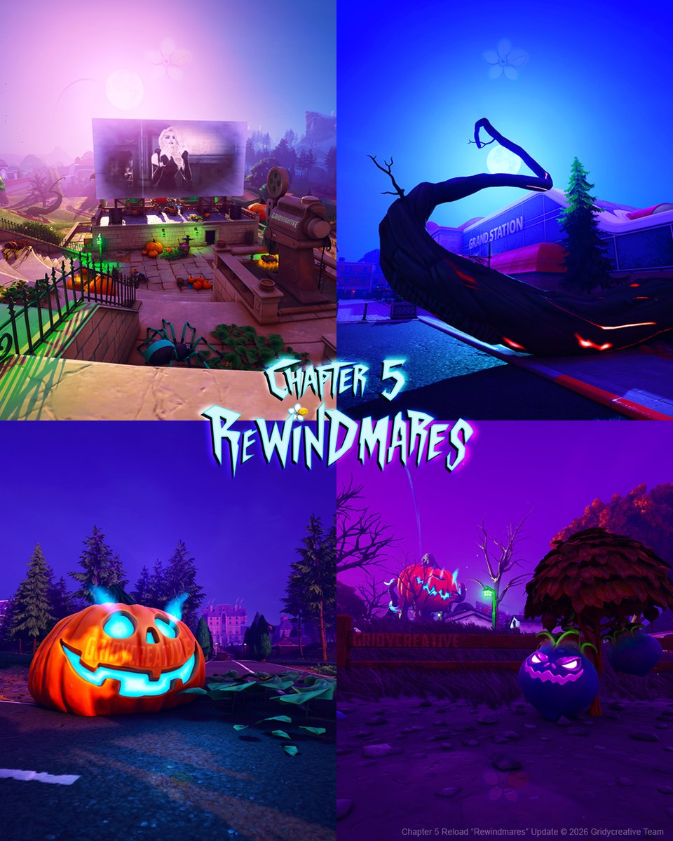 gridycreative's tweet photo. 🎃 CHAPTER 5 RELOAD "REWINDMARES" UPDATE IS LOOKING INSANE!! 👀🔥 

💭 Did we cook with this one? 👨‍🍳
JUMP IN NOW! 👉🏻 5156-2331-2062

LIKE ❤️ &amp; RETWEET 🔁 TO SHOW SOME LOVE! 🫶🏻
#Fortnite #Fortnitemares #FortniteChapte5 #FortniteUpdate #FortniteReload #FortniteNostalgia https://t.co/Gqhqjs54Lq