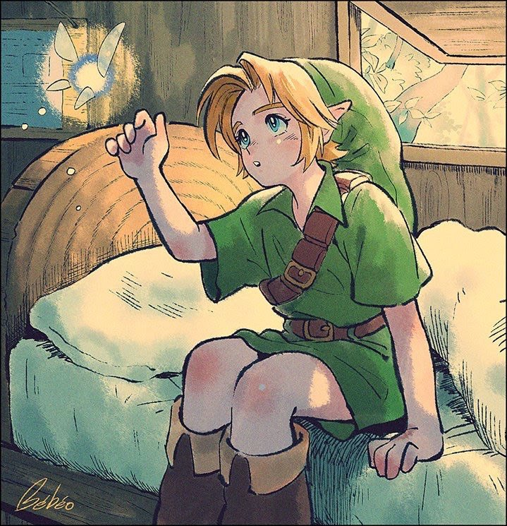 NGPlus_FR's tweet photo. Bon week-end tout le monde 🧚‍♀️

(Ocarina of Time fan art par Bebeo) https://t.co/CJxLIDLpkY