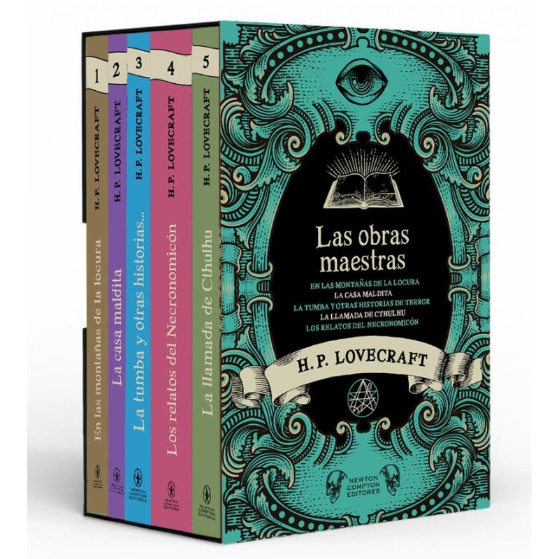 ATOMCOMICS's tweet photo. Un exclusivo estuche regalo que reúne algunos de los relatos y novelas más emblemáticos de H. P. Lovecraft en una cuidada edición perfecta para regalar.

Ciudades olvidadas, antiguas civilizaciones y horrores que desafían toda comprensión humana.

https://t.co/sUbLXwMekY https://t.co/RFm7TepA4E