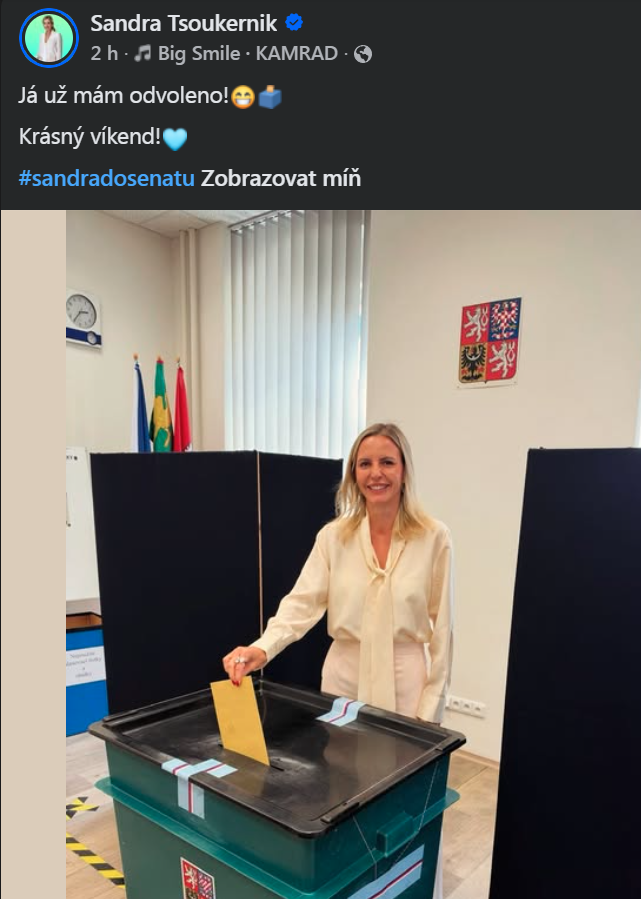 jura_haczek's tweet photo. Kde vzala Sandra Tsoukernik žlutou obálku, když všude dostanete šedou, zůstává záhadou... https://t.co/TvwmZvNhZs