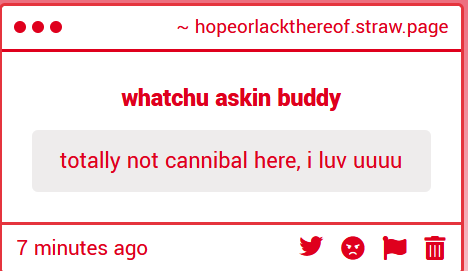 planetstarz_'s tweet photo. i lov u too totlly not cannibal super anon !!!!! https://t.co/E53ScGx6ie