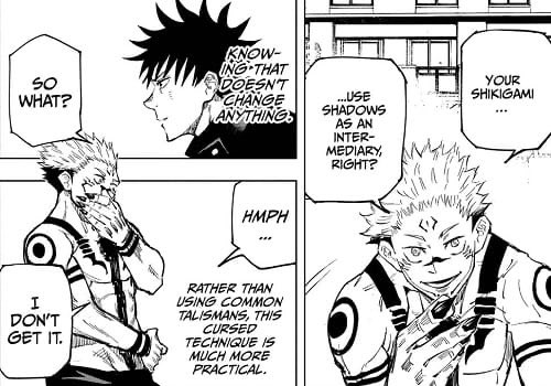 Def_Not_Deuce's tweet photo. Sukuna didnt know how the 10S worked and still wanted Megumi as a vessel. his focus was never on Gojo, It was on getting a body that could house him without being a prison like Yuji was https://t.co/hbwNMT0JmB