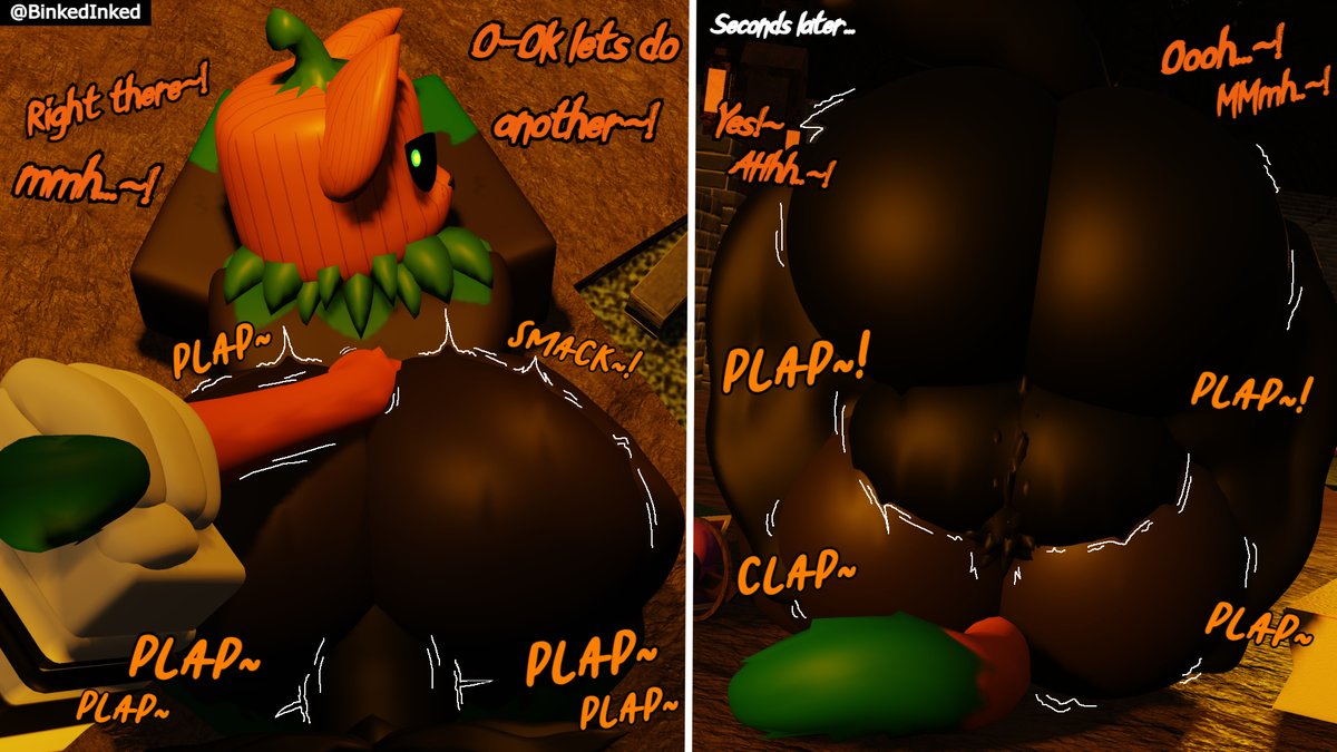 BinkedInked's tweet photo. "Pumpkin Treat!" 🎃🐱
character belongs to; @acstlu 
#RR34 | #Gayrr34 | #Furryrr34 | #NSFW | #Halloween https://t.co/mFogzpLgSZ
