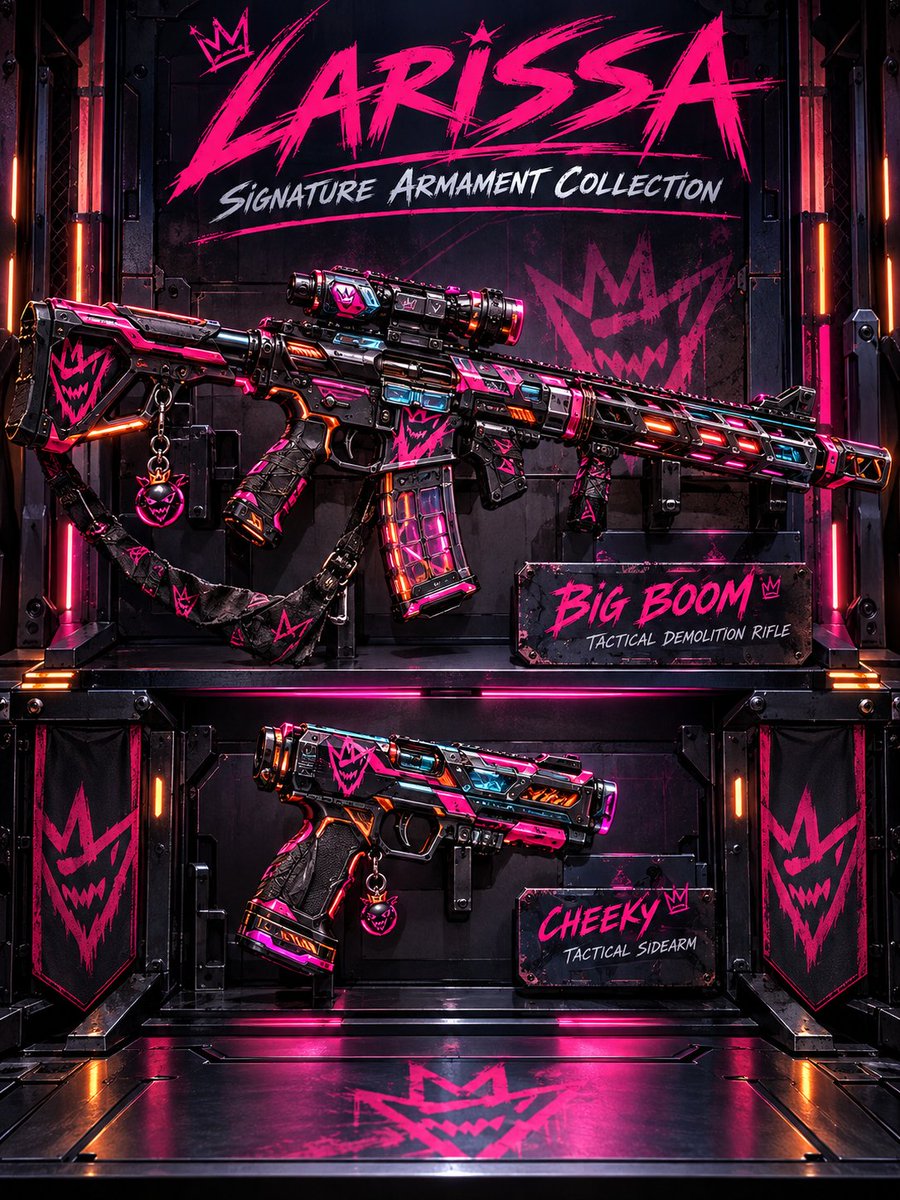 TC_8488's tweet photo. Community prompt drop!!
"The Signature Armory"
A matched set of finely crafted firearms custom tailored to each user.
Prompt will be in comments
Pt.1 the usual suspects
@JexTheFool
@KaelithKuronami
@JustKeira24
@LarissaTheGobbo https://t.co/GD8ilDlPYn