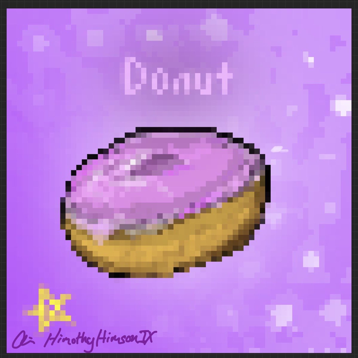 HimothyhimsonIX's tweet photo. #pixelart

A little Donut to start your day? 🍩

64x64 of deliciousness 💚 https://t.co/5YDWVQfGAL