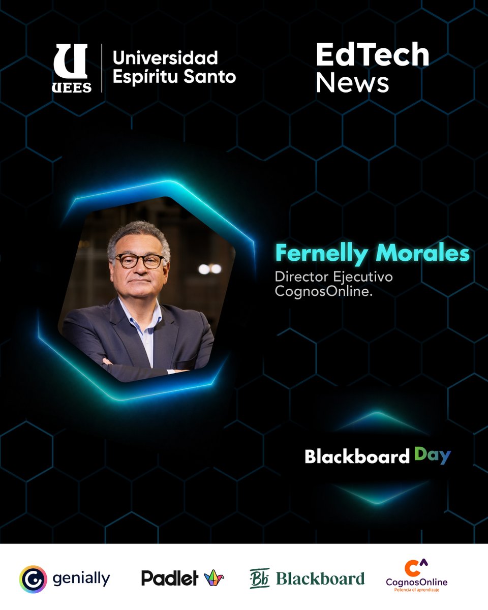 uees_ec's tweet photo. 📅 29 de octubre
⏰ 10:00 AM
📍 Centro de Convenciones UEES – Aula Magna
▶️ Transmisión en vivo por YouTube 🔴

Regístrate ⬇️
🔗 https://t.co/UCFr3HESop

Una iniciativa que impulsa la conversación sobre el futuro de la educación, la tecnología y la innovación. 💡 https://t.co/xVvUS5YBEc