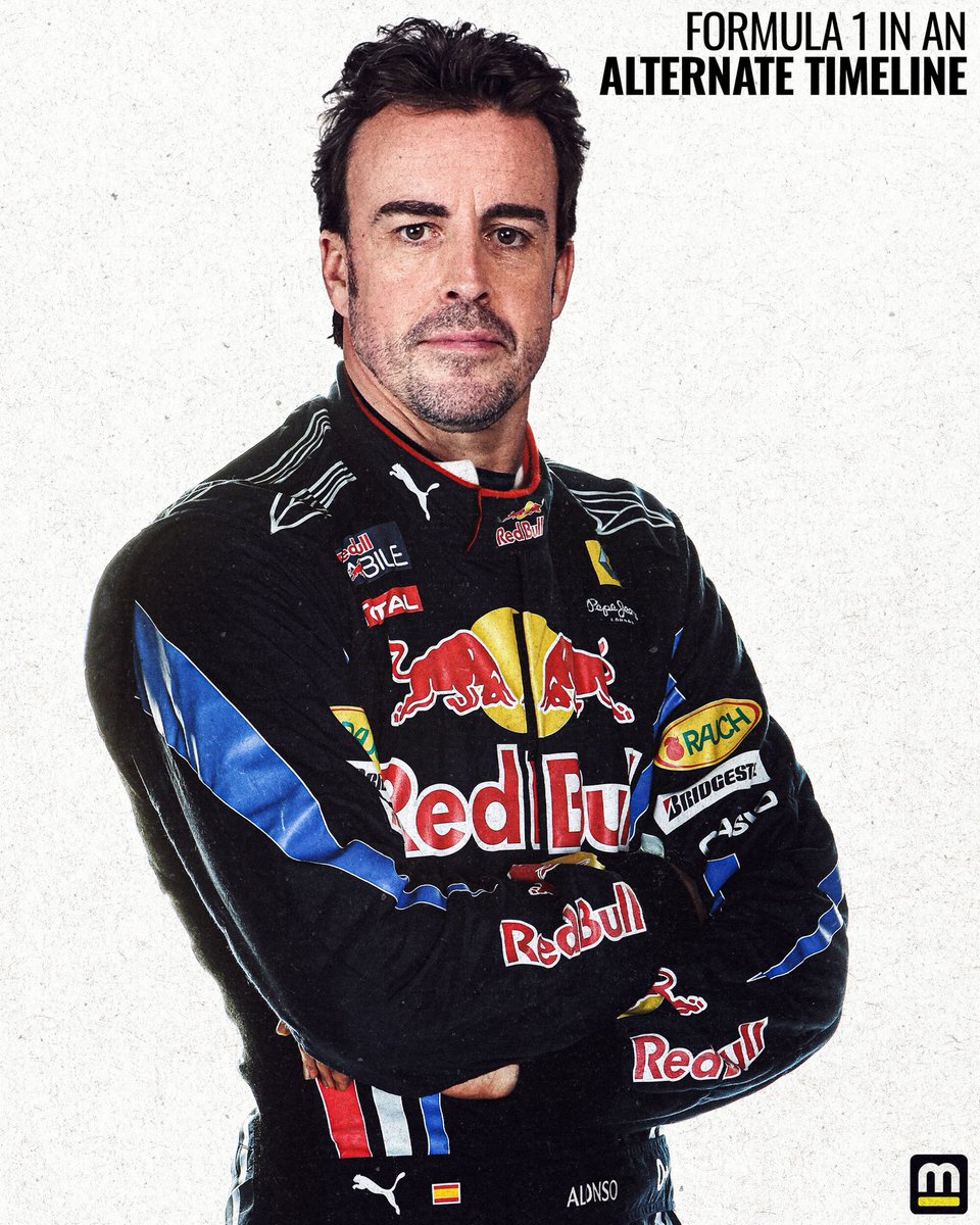 Motorsport's tweet photo. Alonso to Red Bull. Hulkenberg to Mercedes. Piastri to Alpine. Schumacher to McLaren.

Some F1 moves that almost happened, but didn’t, visualized. https://t.co/ZQo24HkkHs