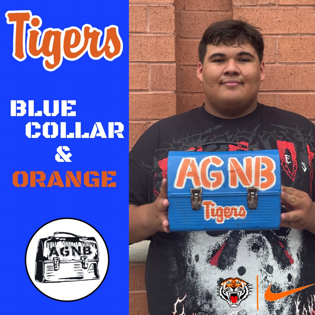 JRT_Football's tweet photo. Congrats to Bairon for earning the #LunchBox this week! Always improving and giving effort. Never complains, just does his job. Love having him out here! #CWCW #BlueCollarAndOrange https://t.co/yoRYtn89vD
