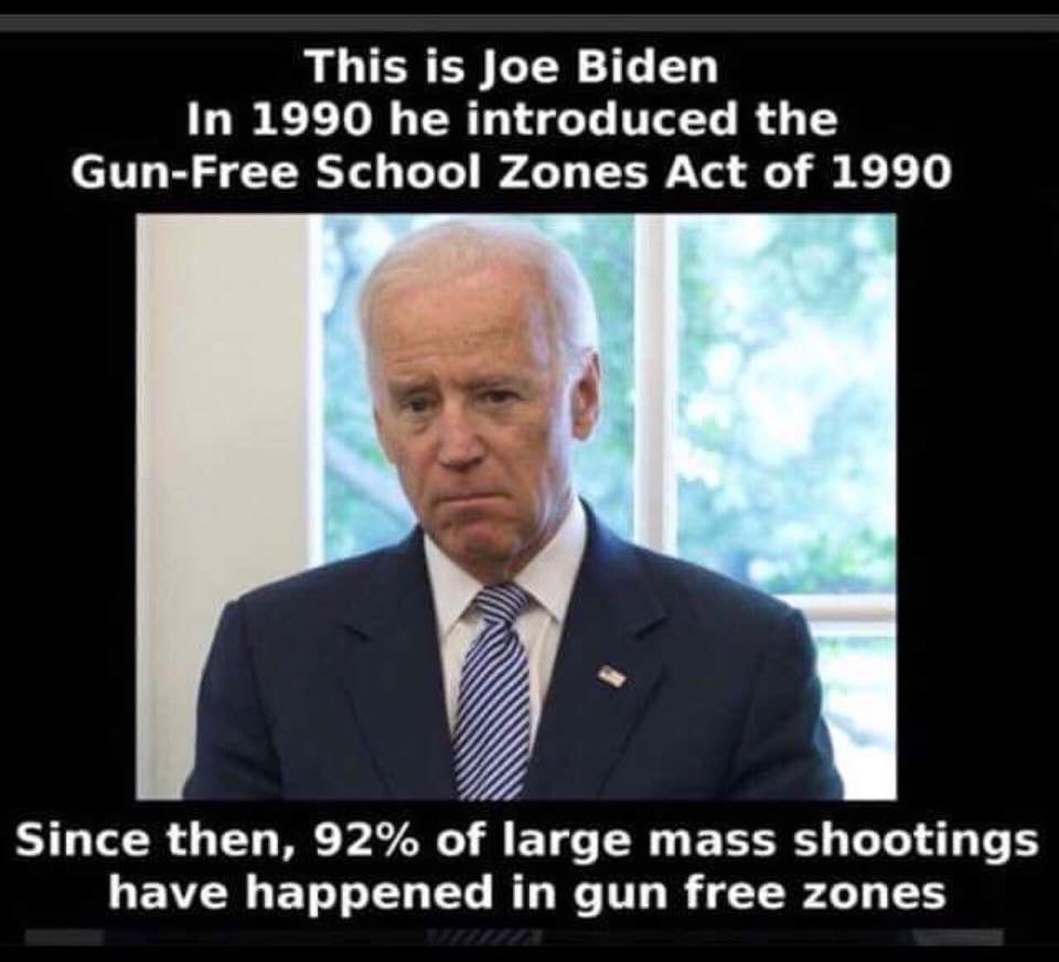 GrannyKate52825's tweet photo. @HouseGOP @SenateGOP GunFreeZone protects the bad guy! REPEAL Biden's 1990 GunFreeZoneAct @SenRickScott @SenMikeLee 
@RonWyden @SenJeffMerkley 
#SilverRailElementary who would shoot a child ? https://t.co/eX7s8Q0q0F