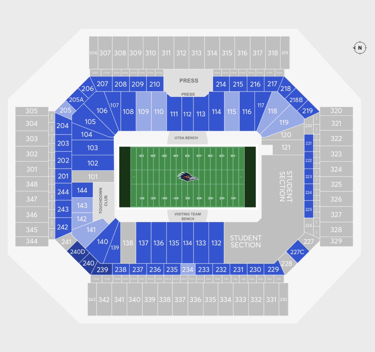 packthedomesa's tweet photo. It’s the day before!! Some additional lower bowl tickets added but lots of movement taking place! UTSA kicks off at 7 pm, tailgating lots open at 12:30 pm! San Antonio, let’s be loud, be rowdy and #PACKTHEDOME! 

🎟️ | https://t.co/6hELxwRIFb https://t.co/c2Ex3UQM5J