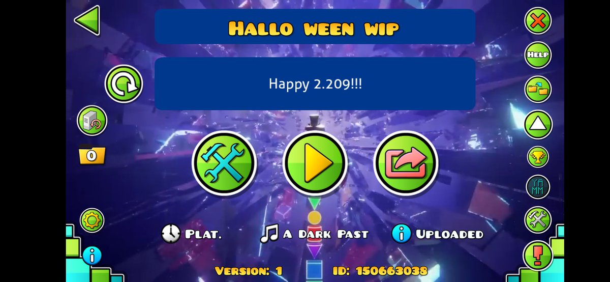 Agarmultii's tweet photo. Id 150663038
My lvl platform WIP 👻🎃 

#geode #geometrydash #gd #mylvl #Halloween #WIPㅤ https://t.co/dPAwXwxVkF