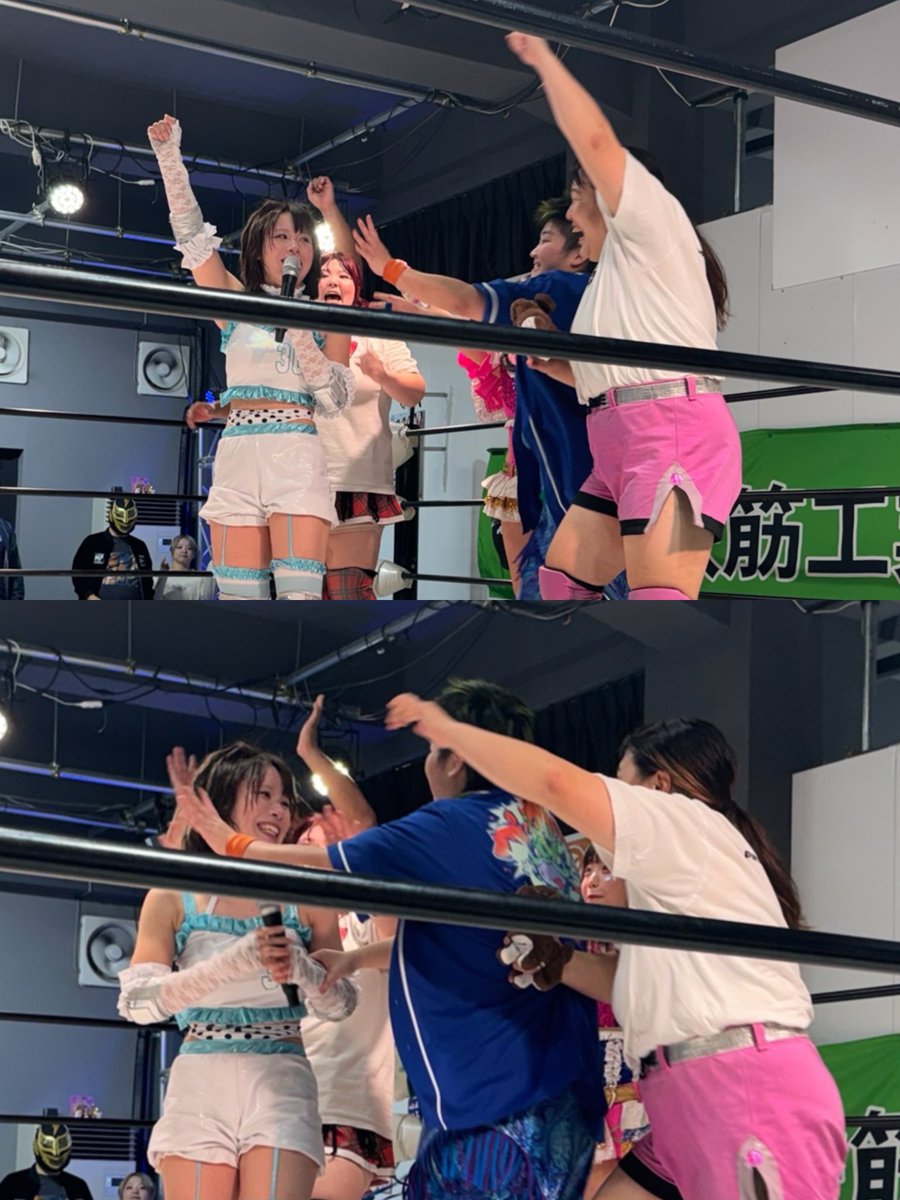 soyyy_evo's tweet photo. 天然ヒカリさんは締めの「レッツエボリューション」もお客様を置いていくスタイルでした。

ソイ🐸 #Evo_pw #いい笑顔 https://t.co/w5gE7wGPQ3