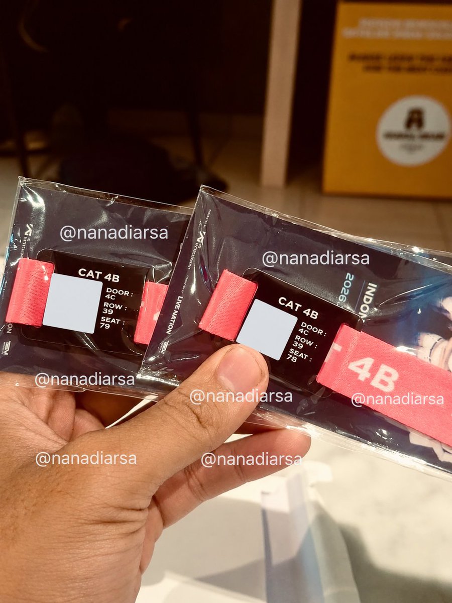 nanadiarsa's tweet photo. wts - want to sell
 babymonster “choom” live in jakarta

2x CAT 4B (sebelahan)

🏷️Dibantu s/d tiket fisik, bisa COD besok!
🏷️Full Payment at Venue
🌎 Foreign / International Buyer Accepted

DM If u interested

t. ruka baemon baby monster rami chiquita pharita indonesia arena tour https://t.co/AjIaJAHqlq