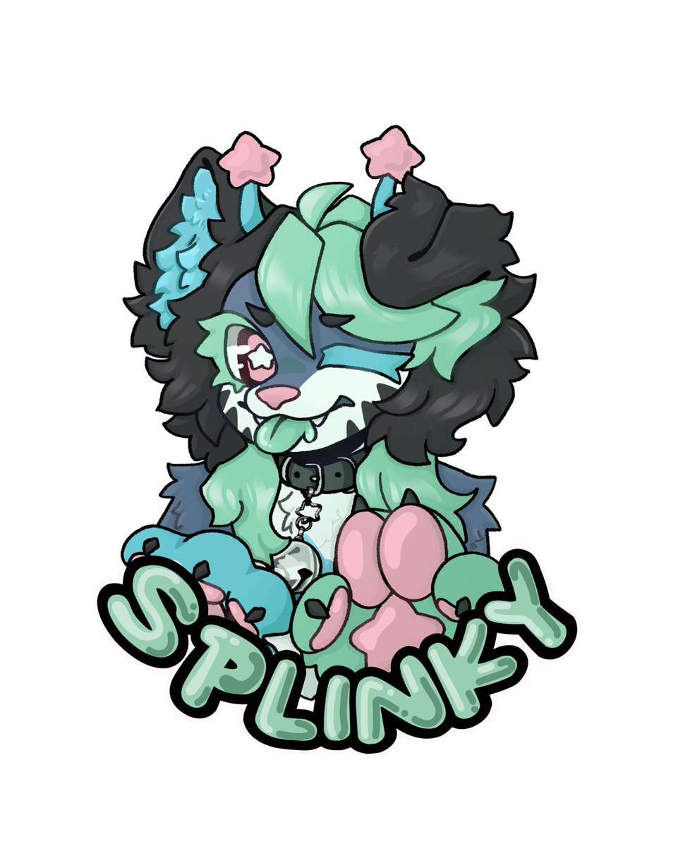 HushShuppy's tweet photo. @V3mpyrr TYSMM for the chance! Your art style is so gooood 😋!! Here is my Splinky! Good luck everyone! 💙🦈 https://t.co/rYT0tM77fb