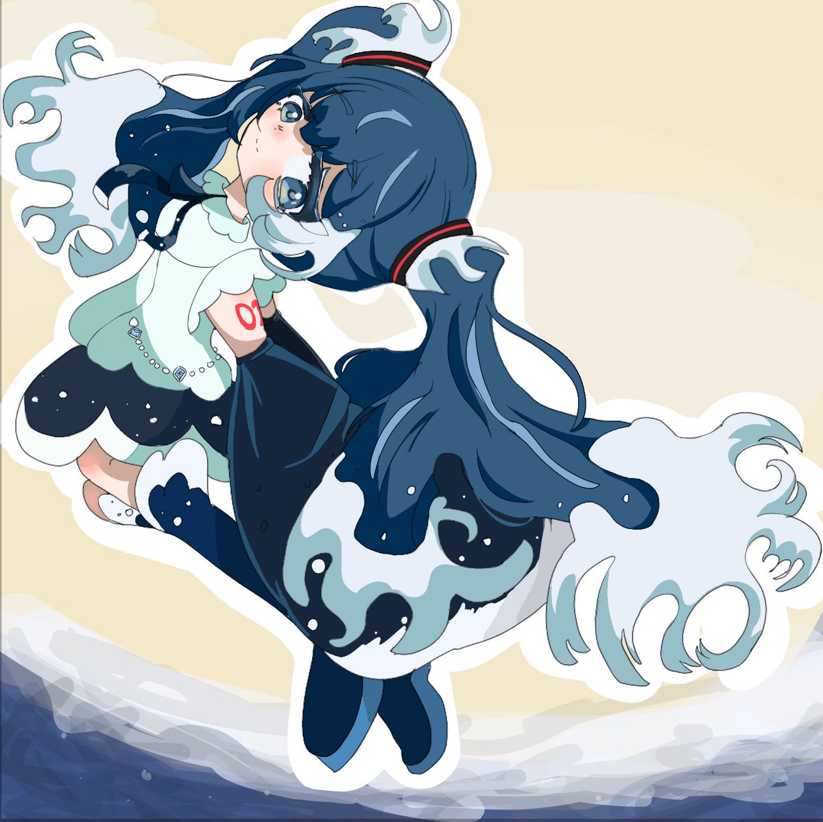 ekaki_3_'s tweet photo. 2番作
葛飾北斎ミク
#葛飾北斎ミク
#ミクイラスト https://t.co/WvRuqDS5zj