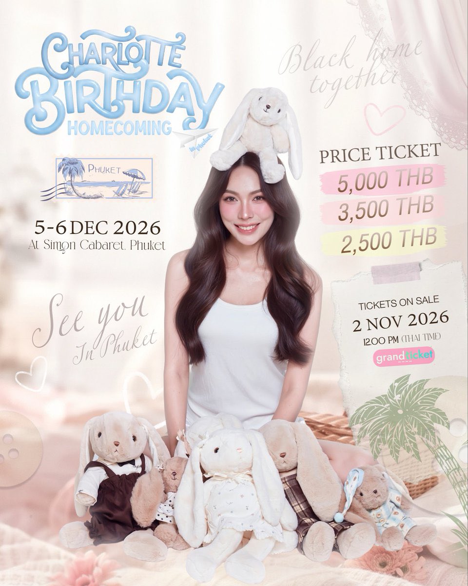 EngLotCruise's tweet photo. น้องจะพาพี่ล่องใต้ ไปเที่ยวทะเล นั่งเรือลงเล ดำดูปะการัง 

5-6 ธันวา ไปภูเก็ตกันค้าบบบบ 
Simon Cabaret, Phuket 🏝️⛱️

#ชาล็อตออสติน #CharlotteAustin https://t.co/N5fgEAlXEJ
