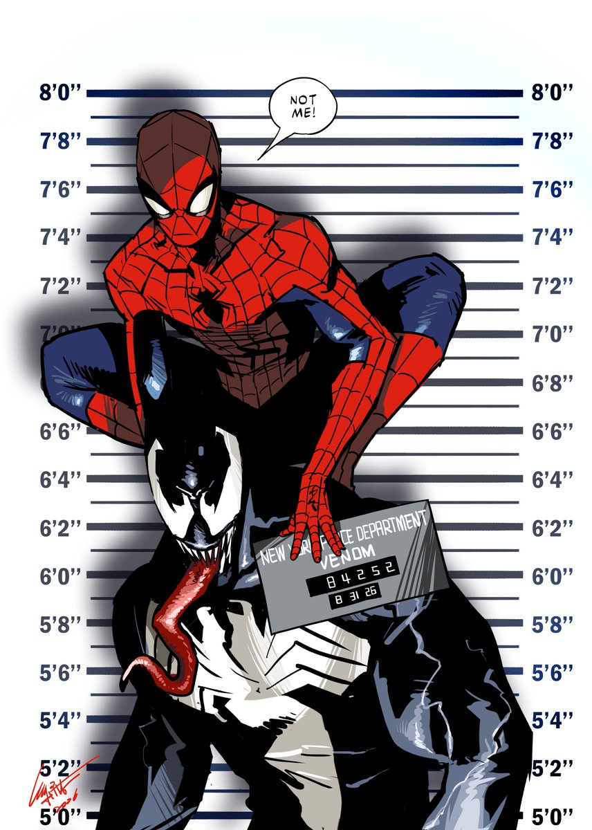 weinsdrawinggg's tweet photo. gotcha
#spiderman #venom https://t.co/o6ID83BGKZ