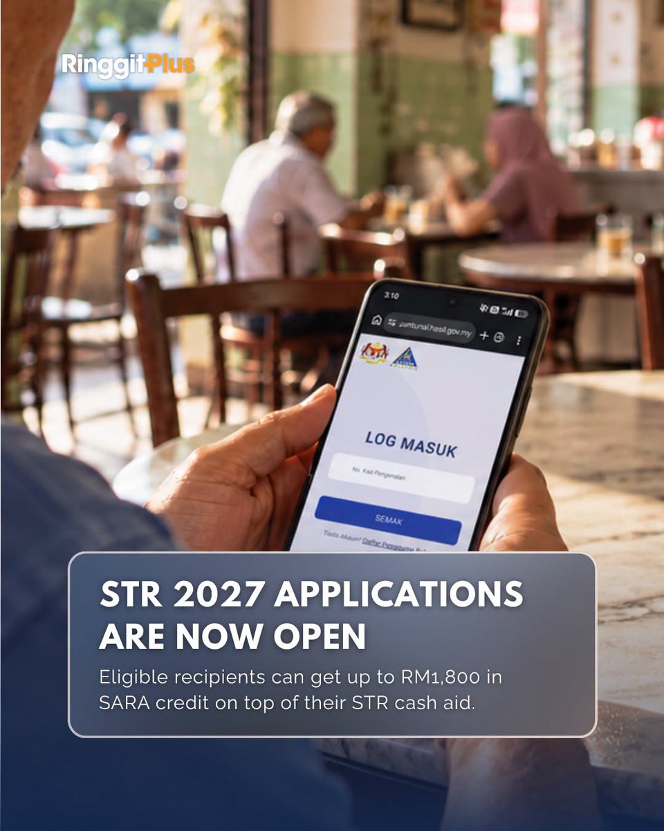 RinggitPlus's tweet photo. From household income to the number of children you have, several factors affect how much assistance you can receive under STR 2027.
https://t.co/rGCeLfpxgt https://t.co/XAy3J6efCP