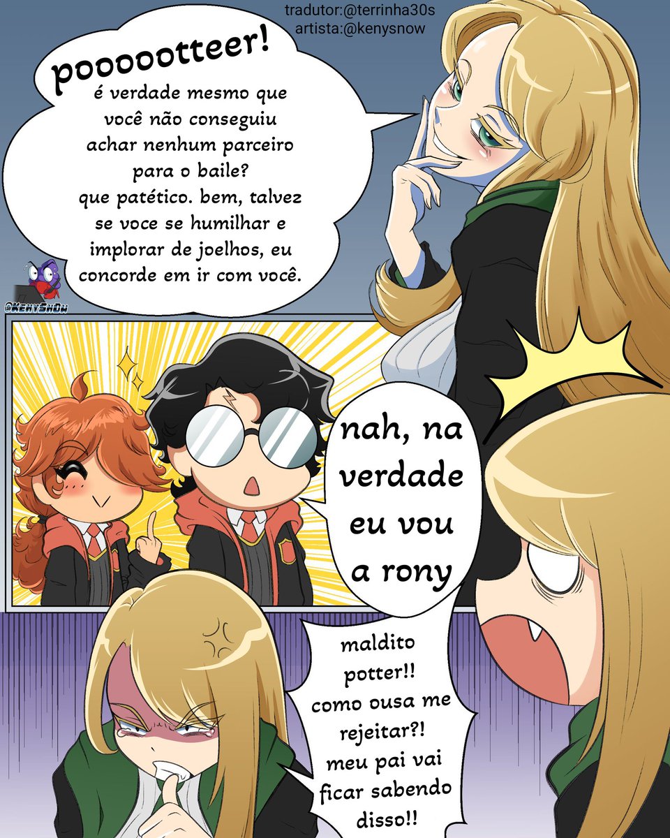 terrinha30s's tweet photo. Artista:@KenySn0w 
#harrypotter #malfoy #malfoyd #dracomalfoyfem #dracomalfoy #femmalfoy #rony #ronnie #comic #tsundere https://t.co/SHfeAm0QJz