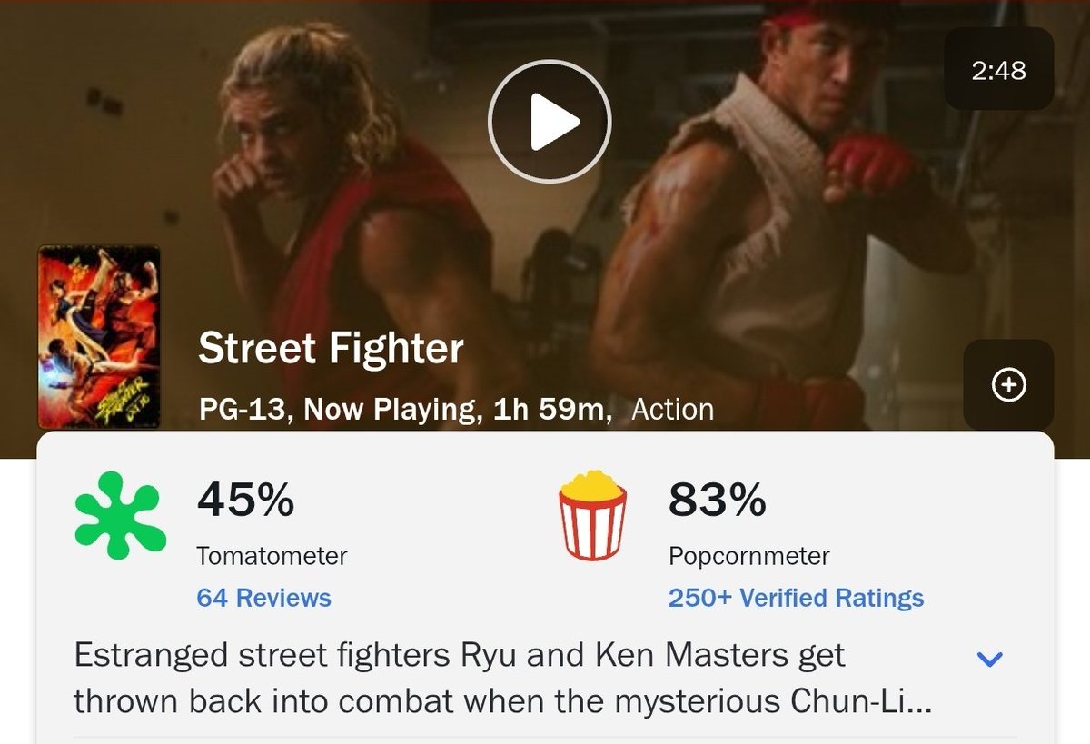HugboxHambly's tweet photo. @EvanAboutCinema Never believe the critics https://t.co/MvTsBmUswg