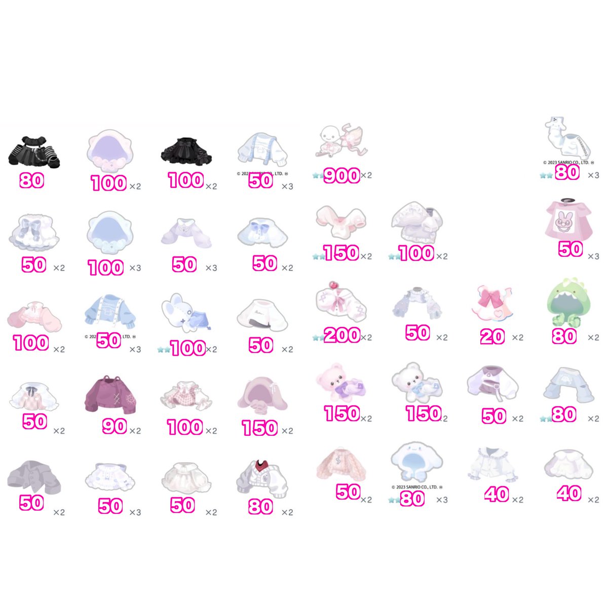 qvy2ud's tweet photo. 【期間限定販売】

在庫変動したので編集して載せ直し🙏

マネラ〇
100円から購入🉑
予約不可、DM返信後ご連絡無い場合🥦
#ピグパ販売  #ピグパ交換  #ピグパ買取  #ピグパ取引 https://t.co/llCFG0NgFI
