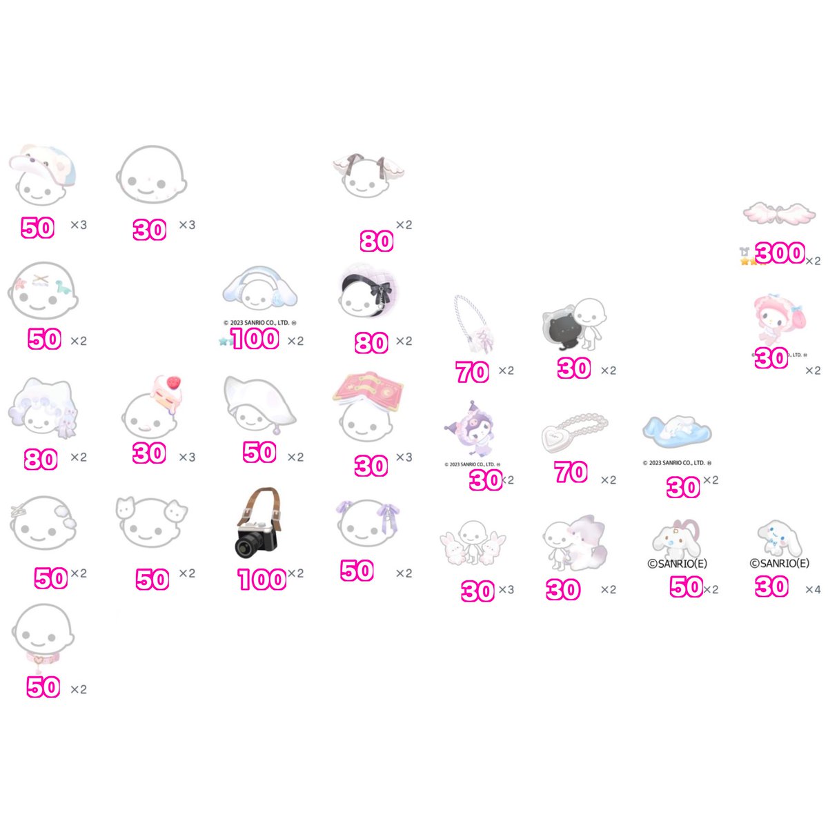 qvy2ud's tweet photo. 【期間限定販売】

在庫変動したので編集して載せ直し🙏

マネラ〇
100円から購入🉑
予約不可、DM返信後ご連絡無い場合🥦
#ピグパ販売  #ピグパ交換  #ピグパ買取  #ピグパ取引 https://t.co/llCFG0NgFI
