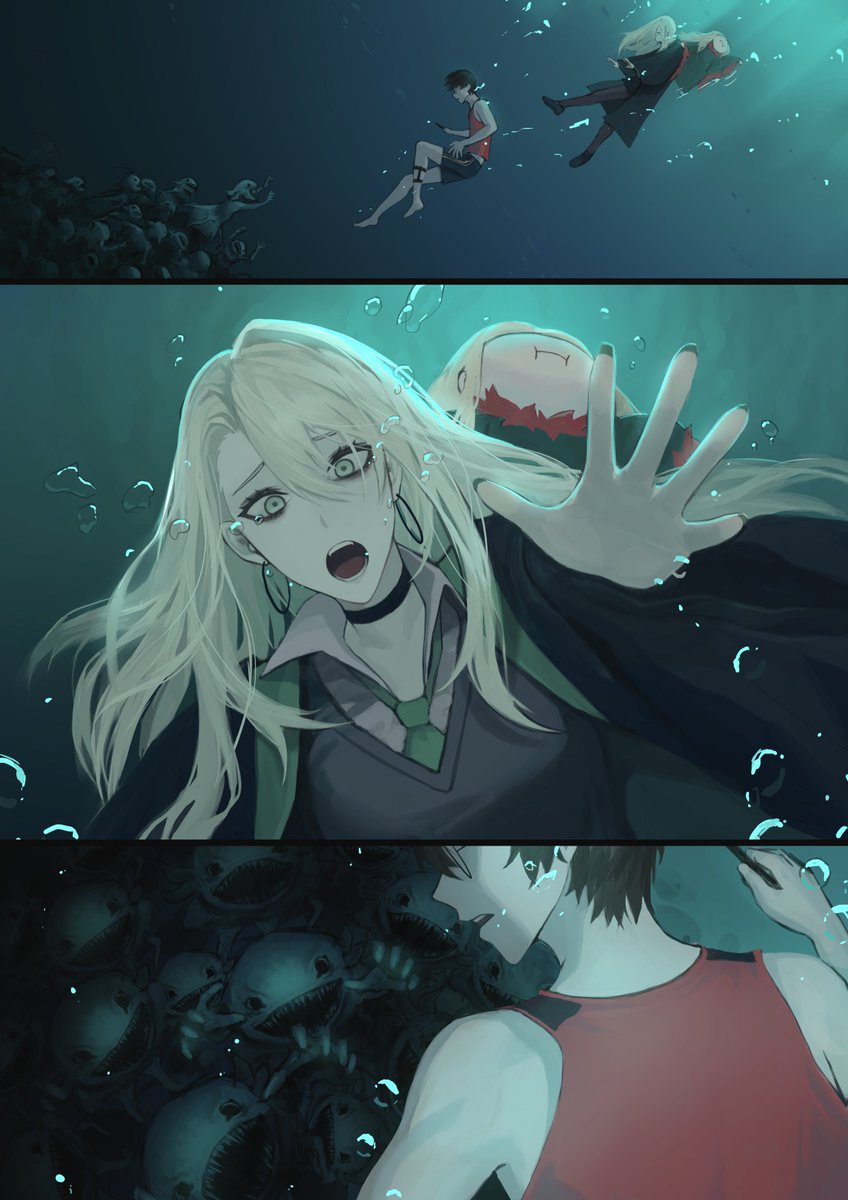 Streetlight0502's tweet photo. Malfoid and the Black Lake (2) - Time's up https://t.co/VGk1BAdSah