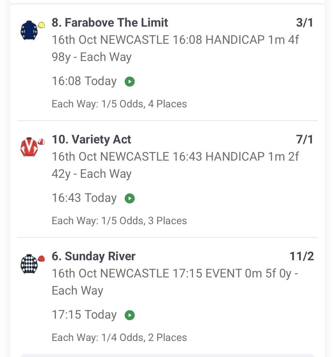 stealth_tips's tweet photo. Good afternoon viewers

Three for Newcastle this evening 

Good luck https://t.co/NLa3BgKrCJ